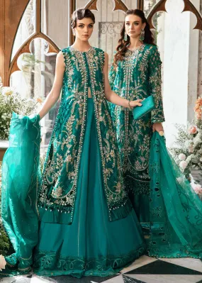 Unstitched Mbroidered Wedding Formals 2024 by Maria B | BD-2806