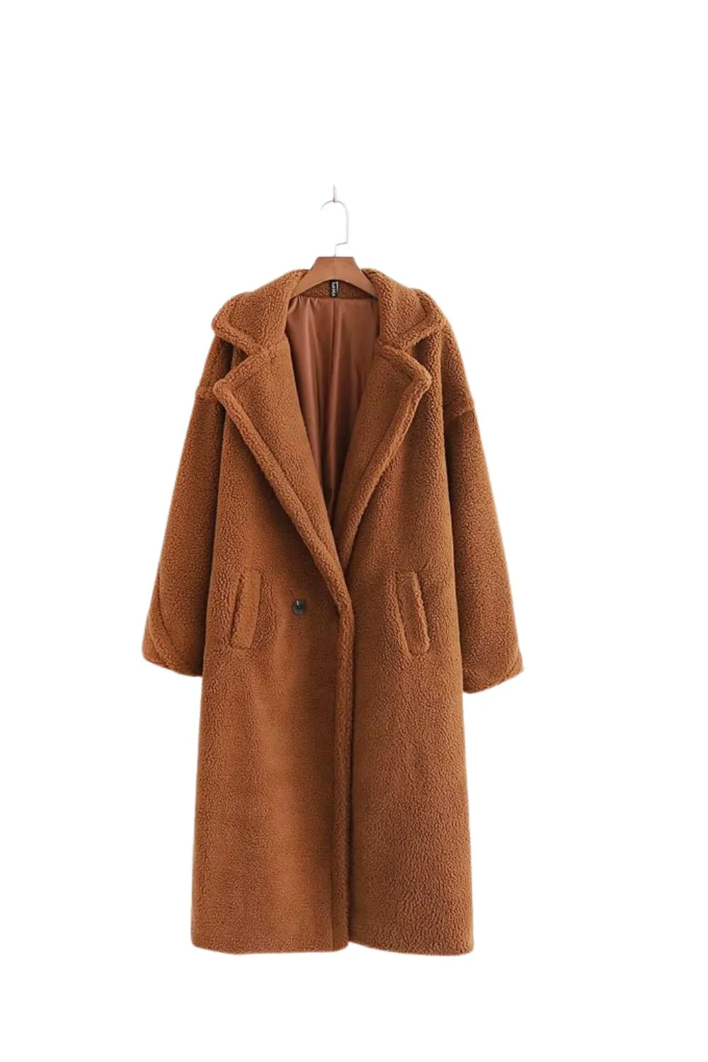 ' Mark' Faux Fur Long Coat (4 Color)