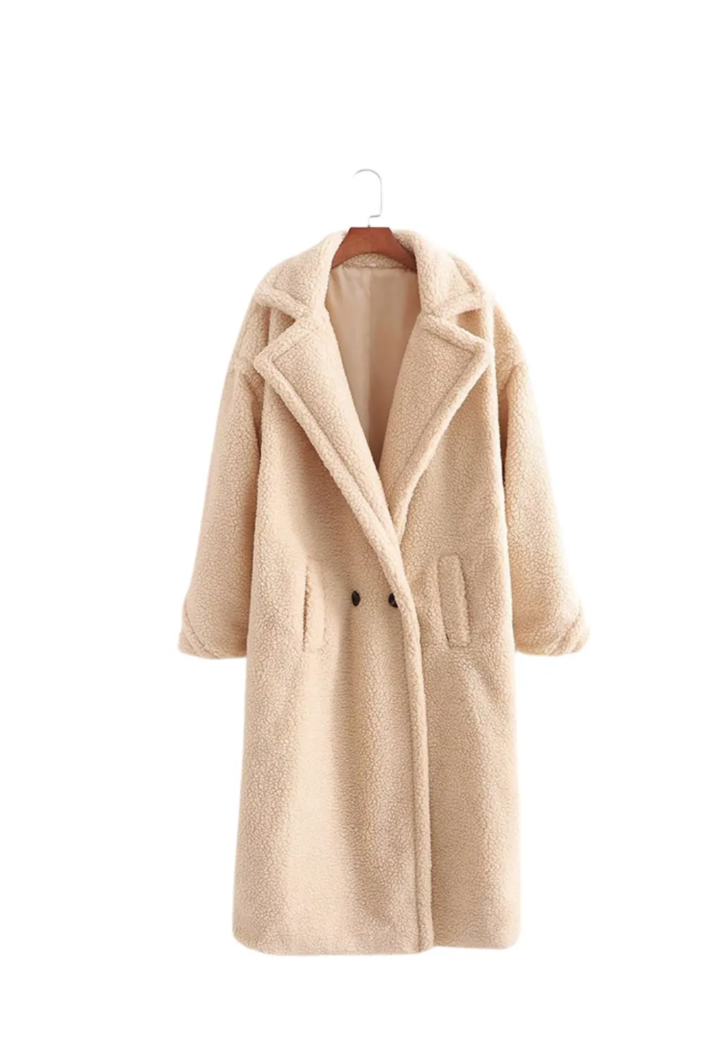 ' Mark' Faux Fur Long Coat (4 Color)