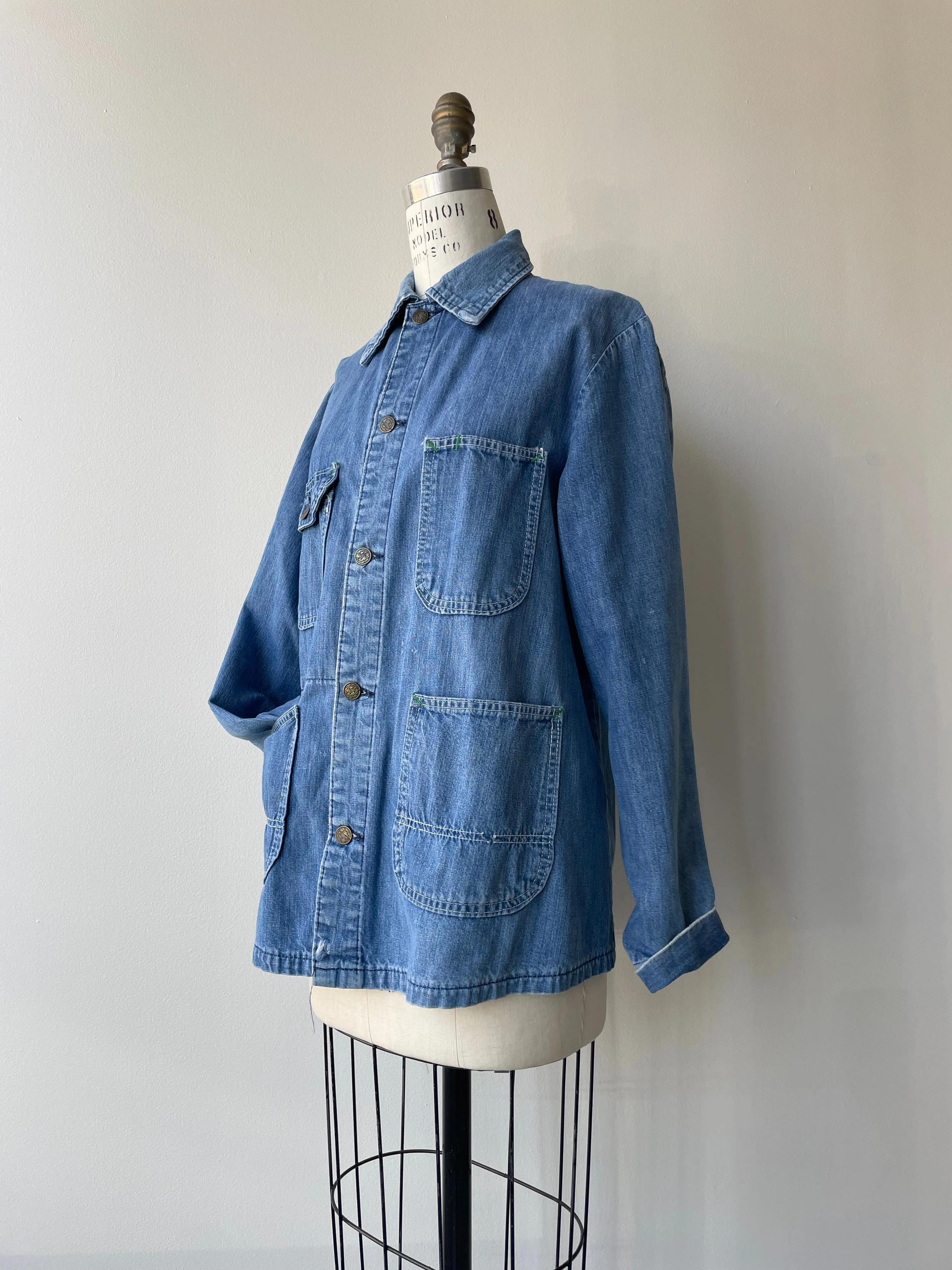 1970s Denim Chore Jacket