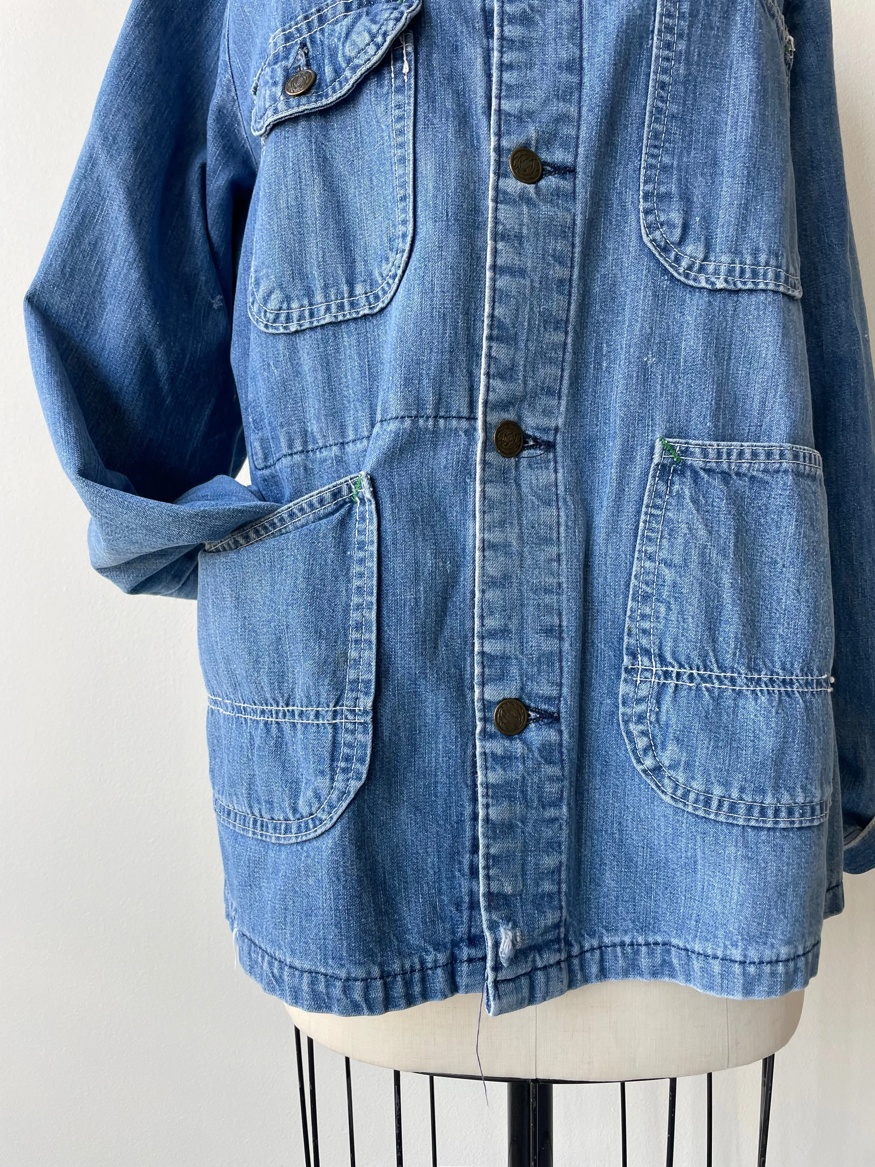 1970s Denim Chore Jacket