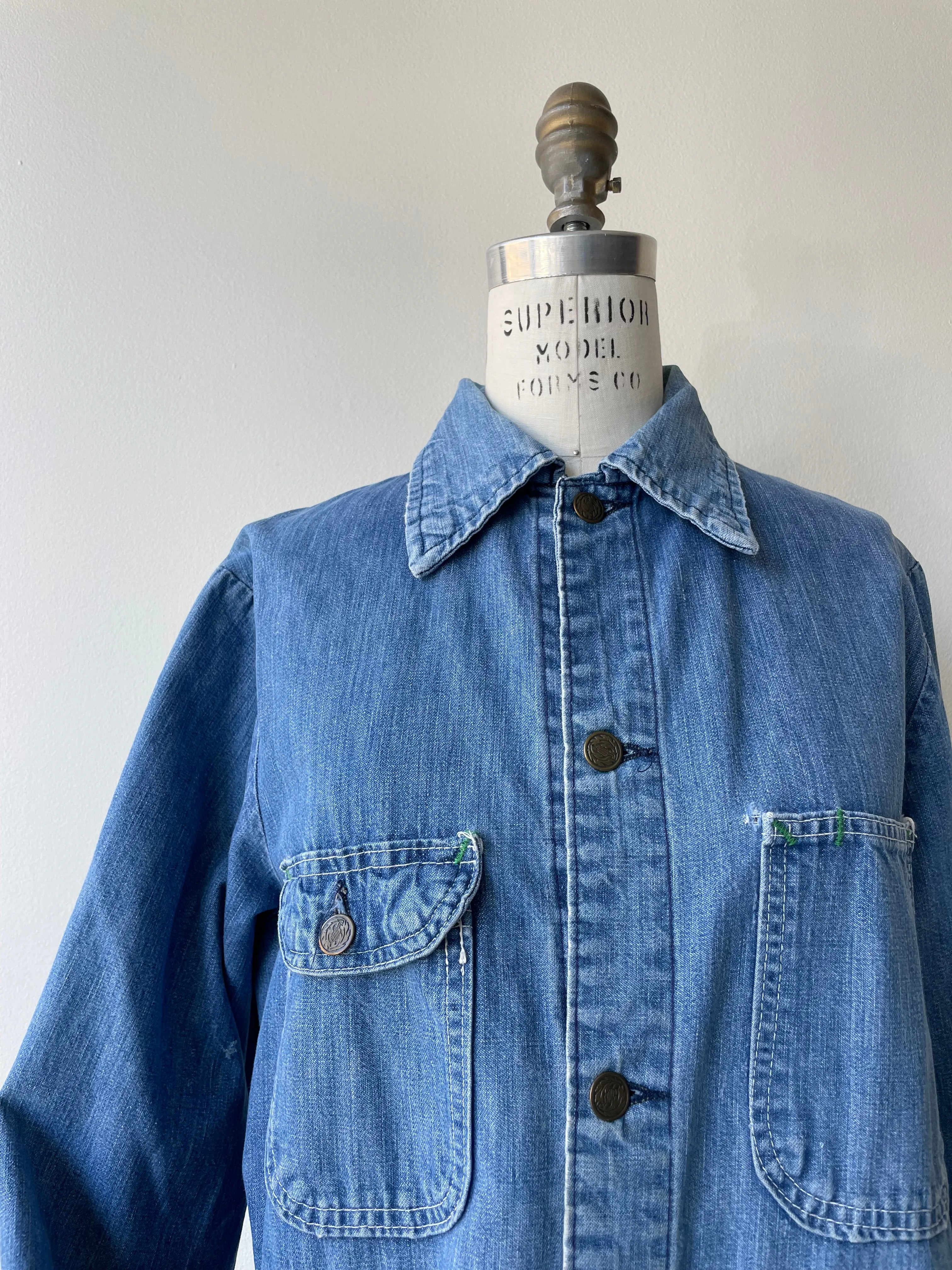 1970s Denim Chore Jacket