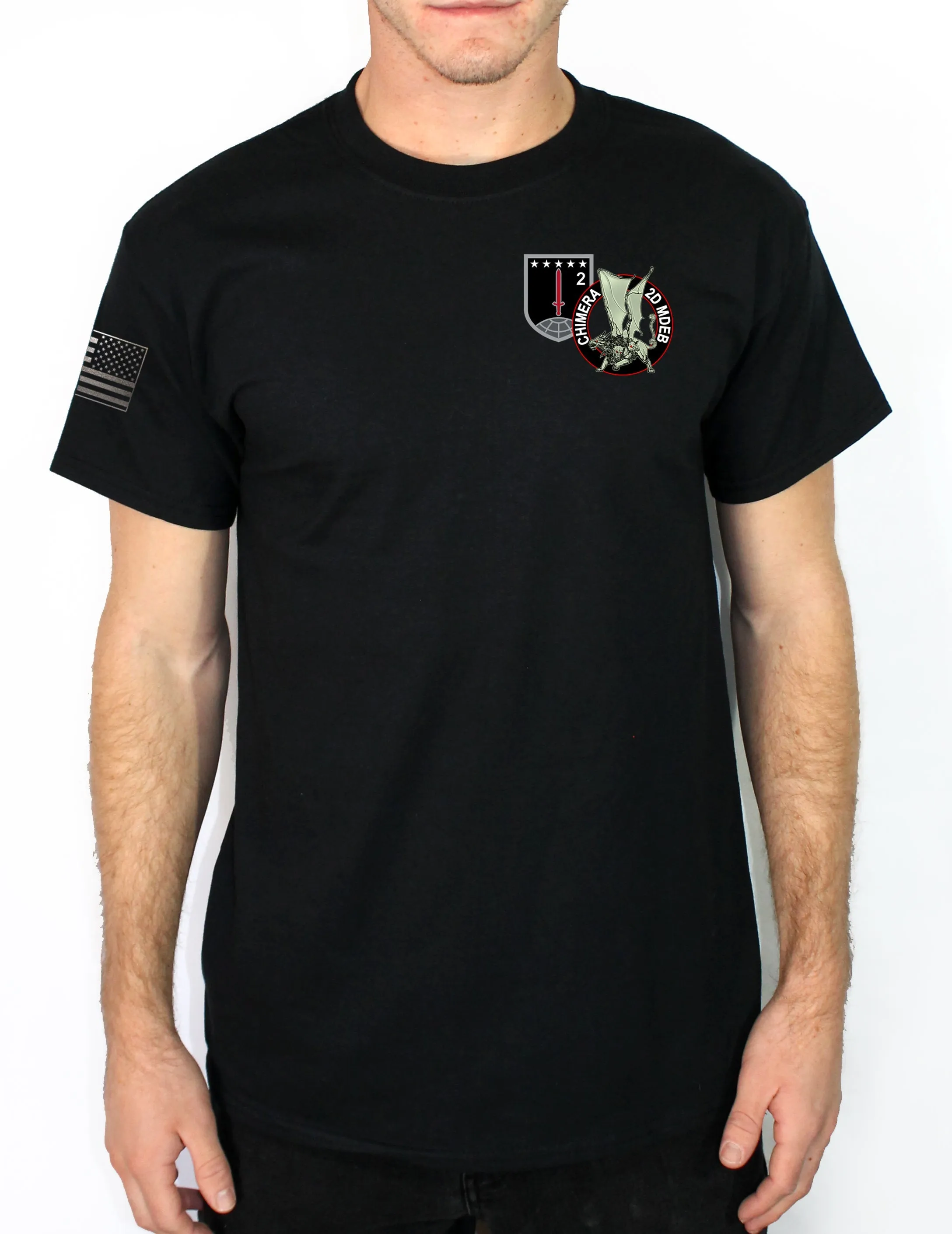 50-50 Blend Black Unisex PT Short Sleeve Shirt. Approved for PT