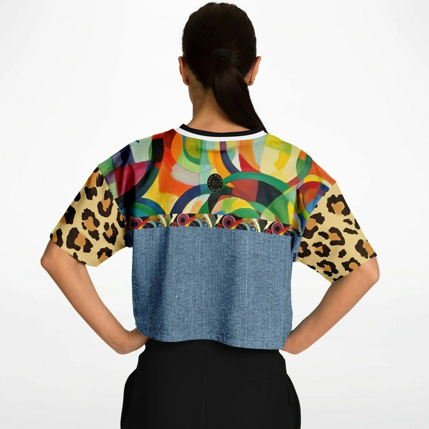 Afro-Queen Solace THS Leopard Eco-Poly Crop Jersey