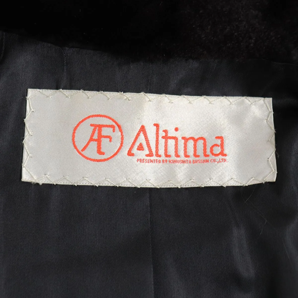 Altima SAGA Sheared Mink Fur Coat Dark Brown