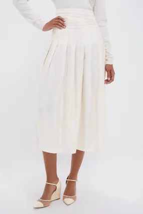 Arctic Wolf Atelier Pleated Maxi Skirt