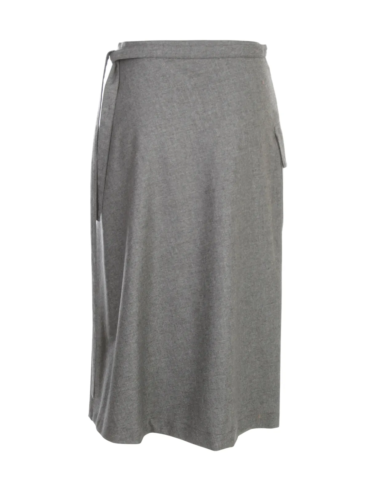 Aspesi Tie-Detailed Wrapped Midi Skirt