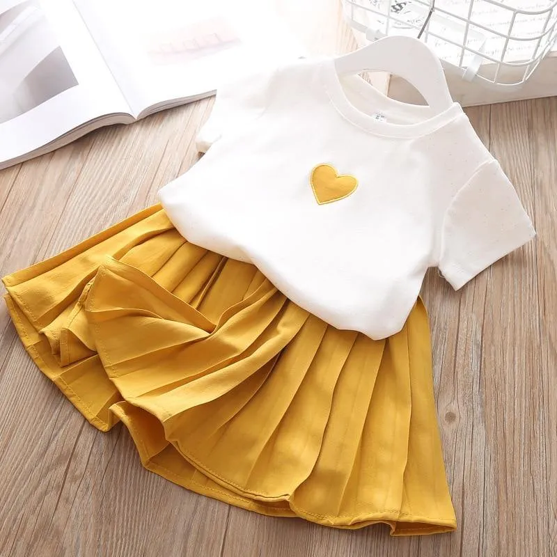 Baby Girl Clothes Summer Children's Girls' Clothing Kids Bay Clothes Toddler Chiffon bowknot coat Pants Set