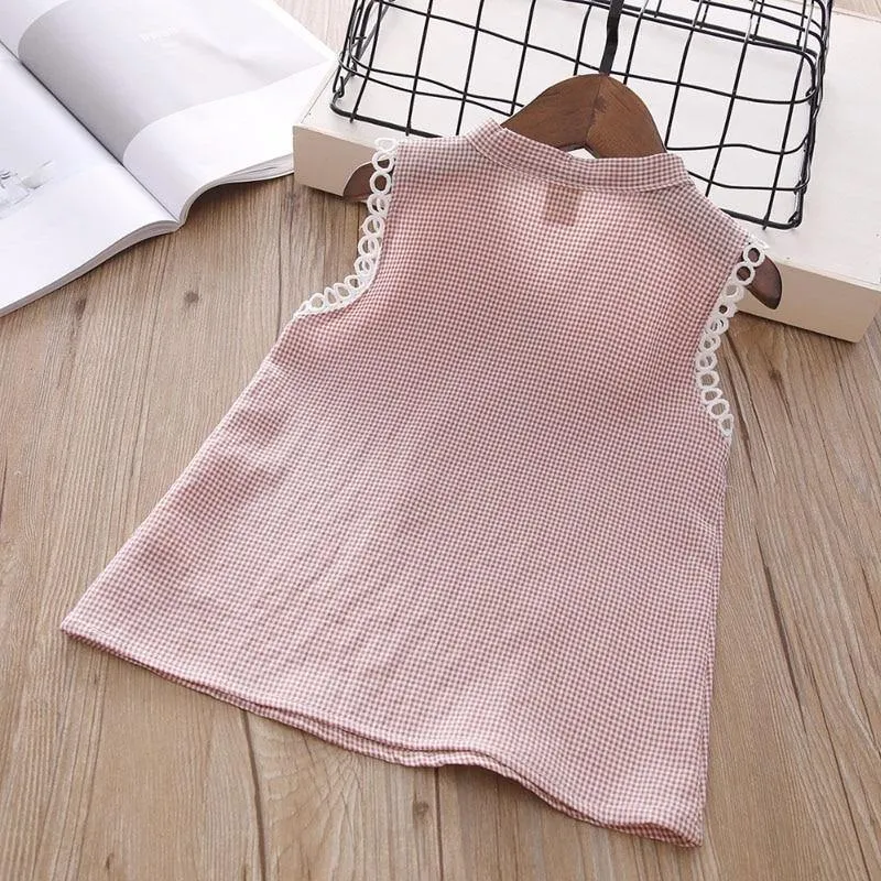 Baby Girl Clothes Summer Children's Girls' Clothing Kids Bay Clothes Toddler Chiffon bowknot coat Pants Set