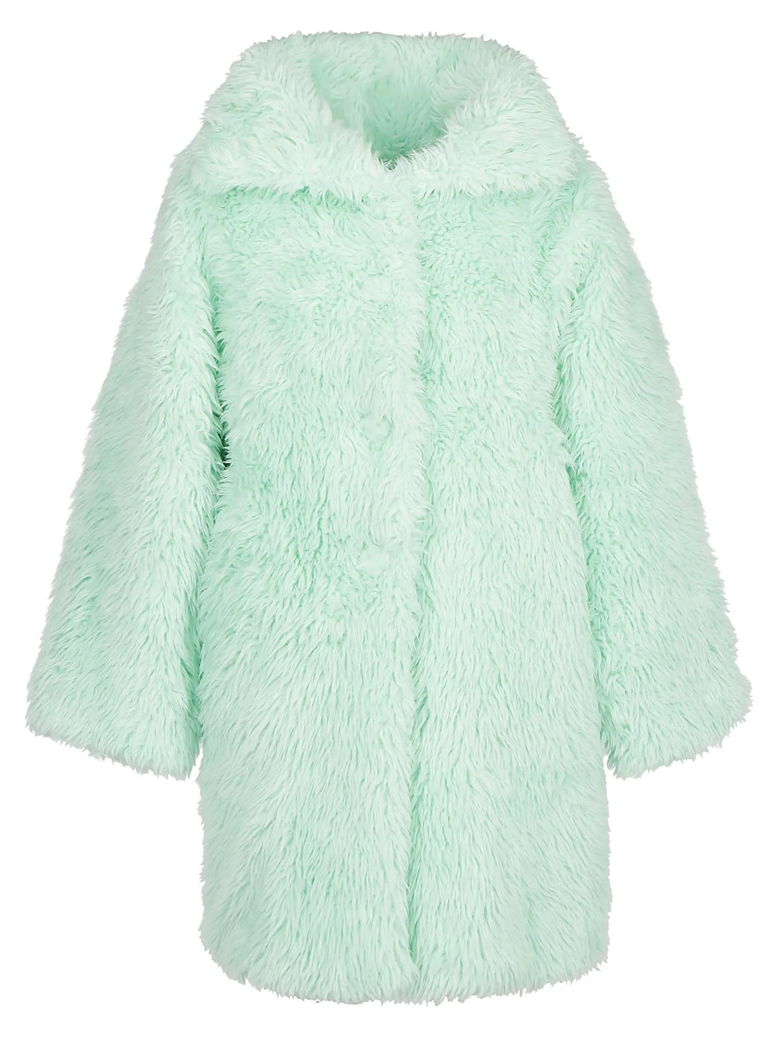 Balenciaga Swing Faux Fur Coat