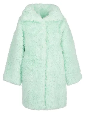 Balenciaga Swing Faux Fur Coat