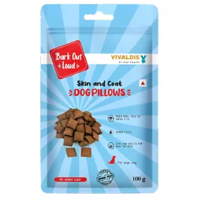 Bark Out Loud by Vivaldis Pillows for Skin & Coat Dog Treats (Limited Shelf Life)