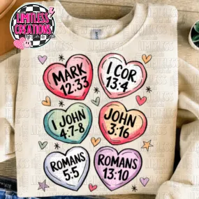 Bible Verse Heart Valentine Shirt