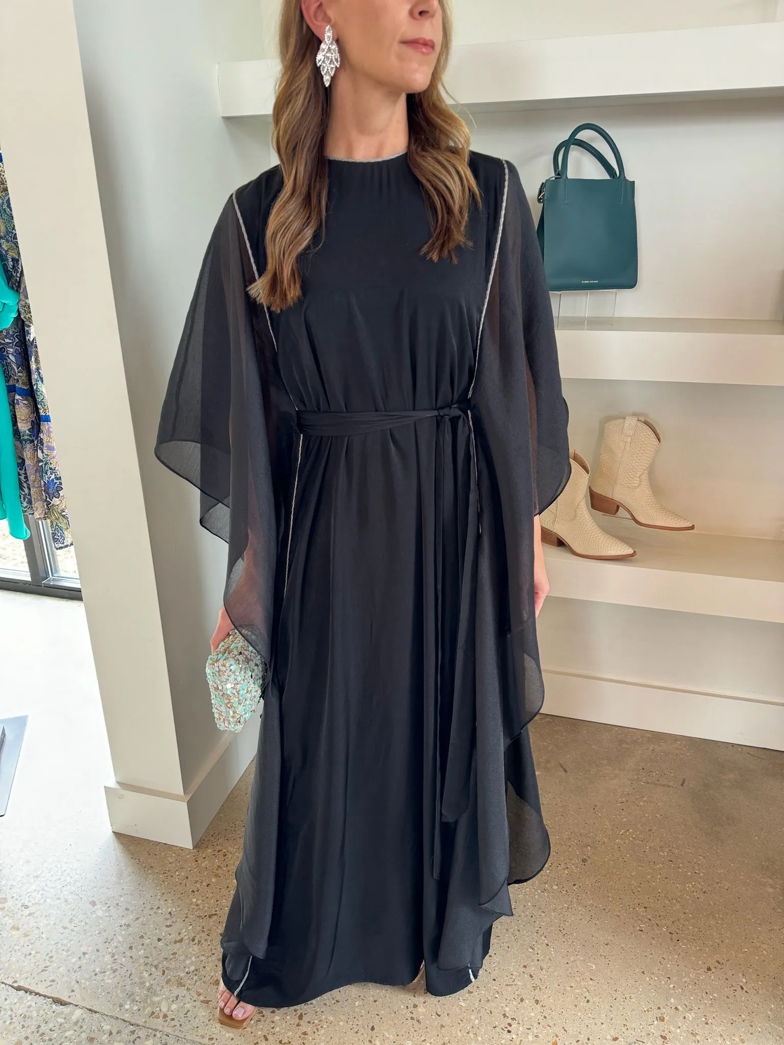 Black Arabella Kaftan