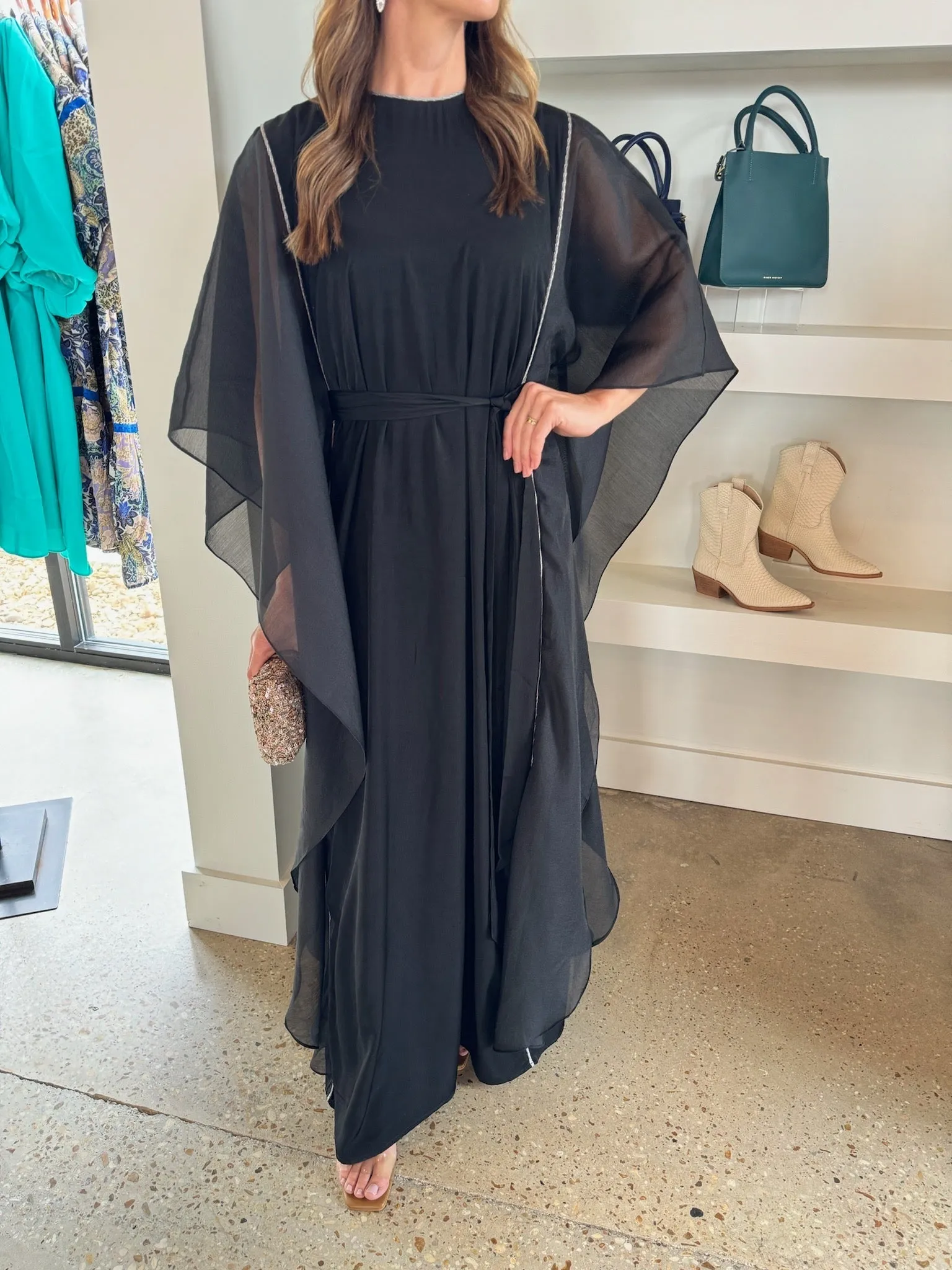 Black Arabella Kaftan