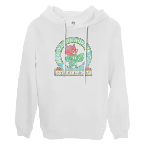 Blackburn Rovers Color Badge Fleece Pullover Hoodie - White