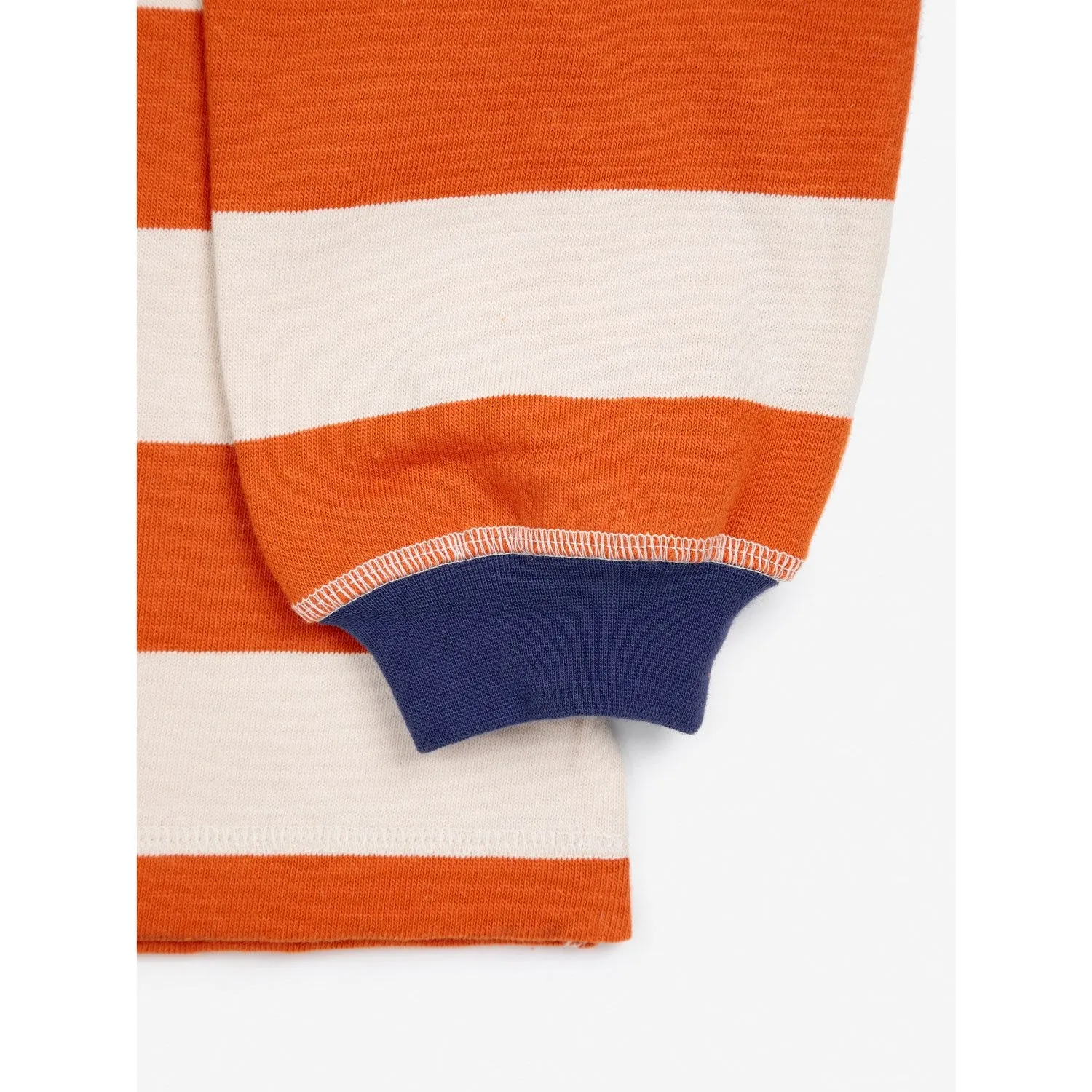 Bobo Choses Orange Bc Stripes LS T-Shirt