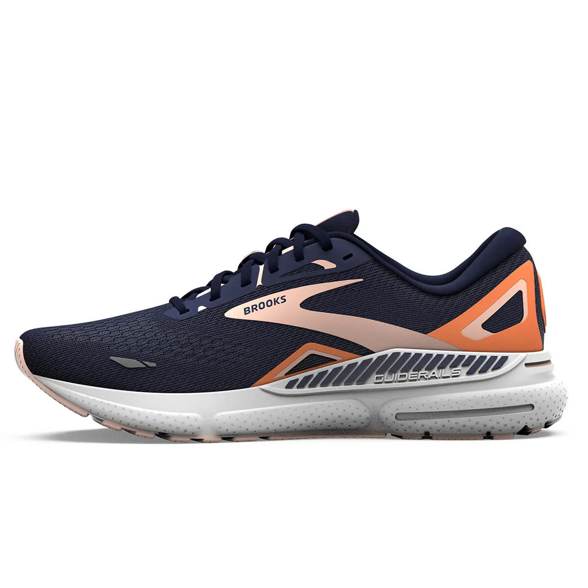 Brooks Adrenaline GTS 23 Womens | Peacoat/tangerine/peach