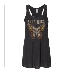 Butterfly Skull Ladies Tank