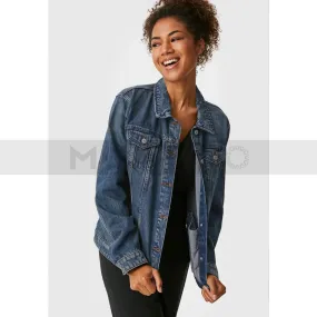 CA Vitange Blue Denim Jacket