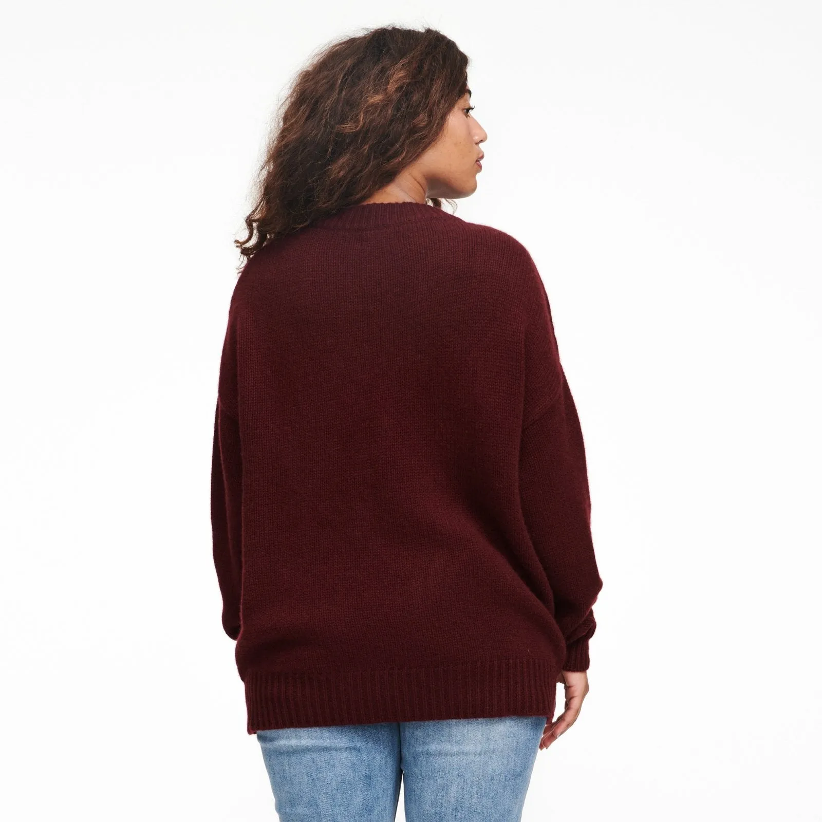 Cashmere Oversized Crewneck Sweater