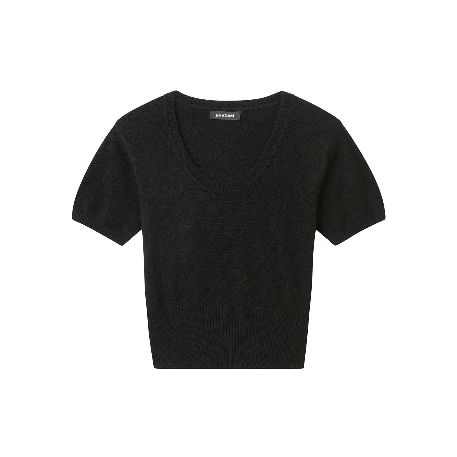 Cashmere Scoop Neck T-Shirt