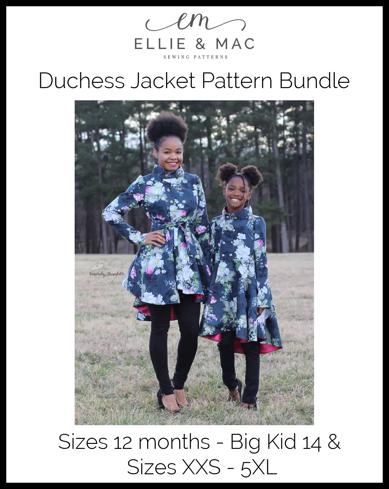 Child & Adult Duchess Jacket Pattern Bundle