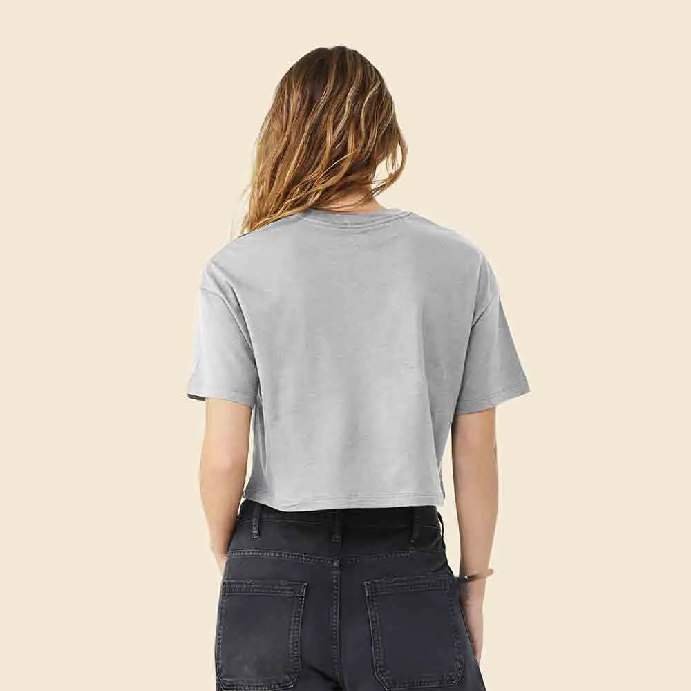 Dalix Astronaut Womens Flowy Cropped Tee