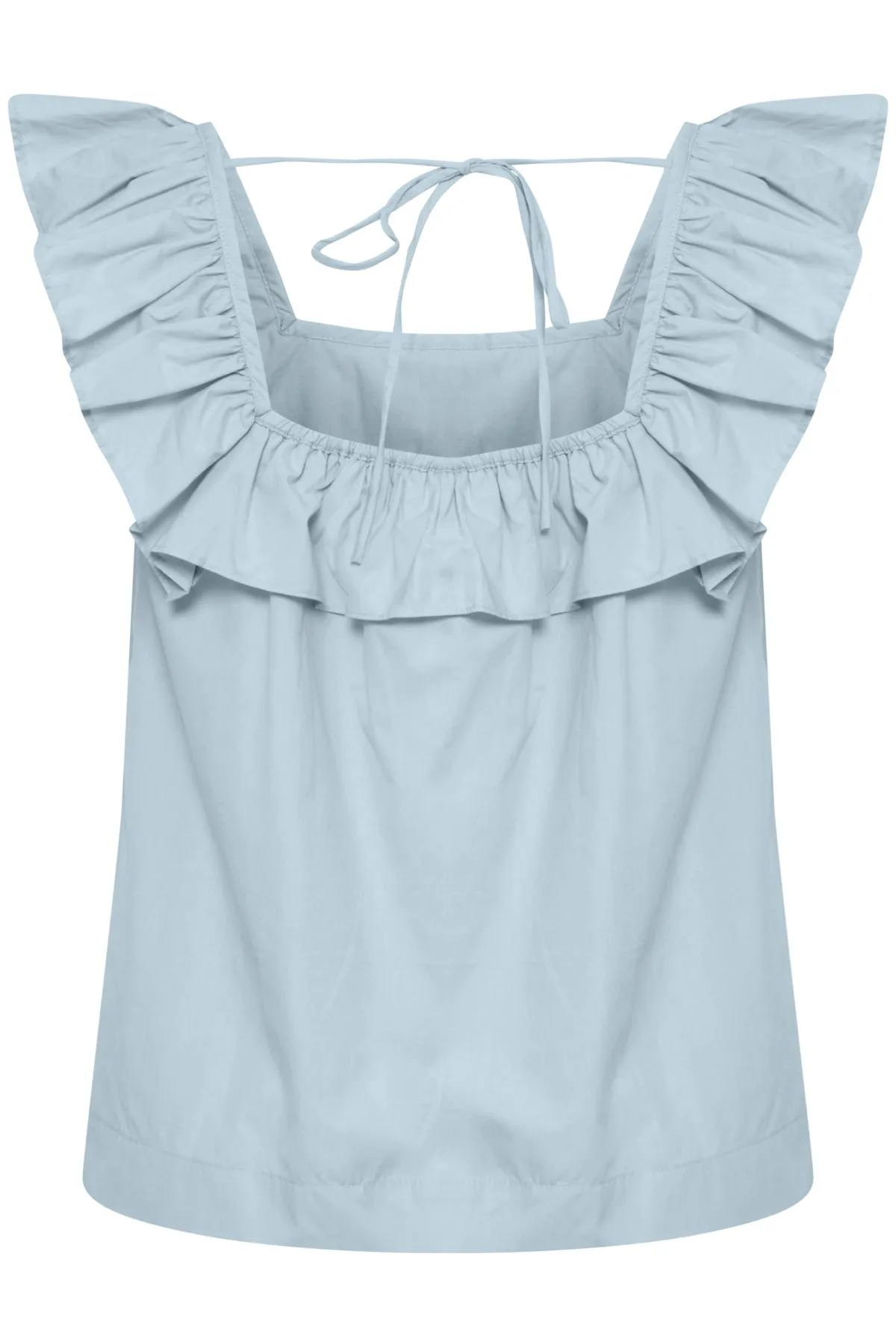 Falima Frilly Top Cashmere Blue