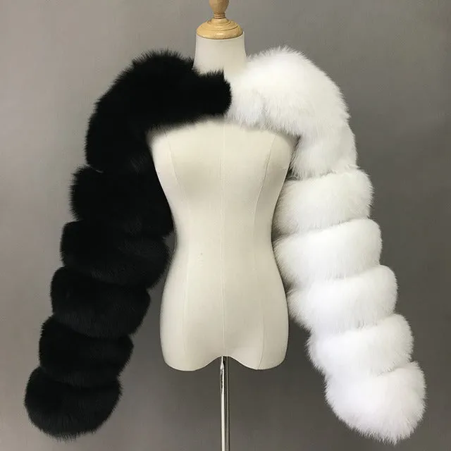 Fashion faux fur jacket（AY1360)