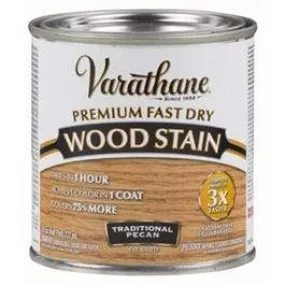 Fast Dry Interior Wood Stain, Oil-Based, Traditional Pecan, 1/2-Pt.