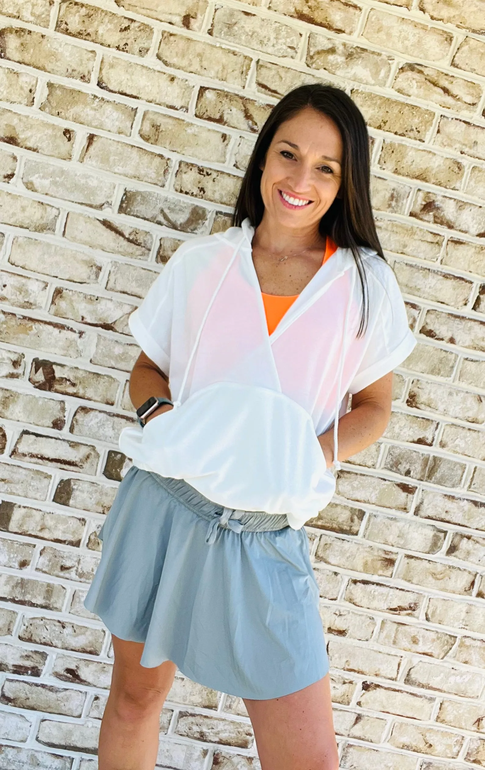 Flowy Drawstring Skort