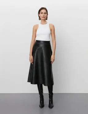 Gardenia Lamb Think Polished Skirt