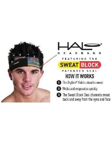 HALO II Pullover Sweat Block Headband White