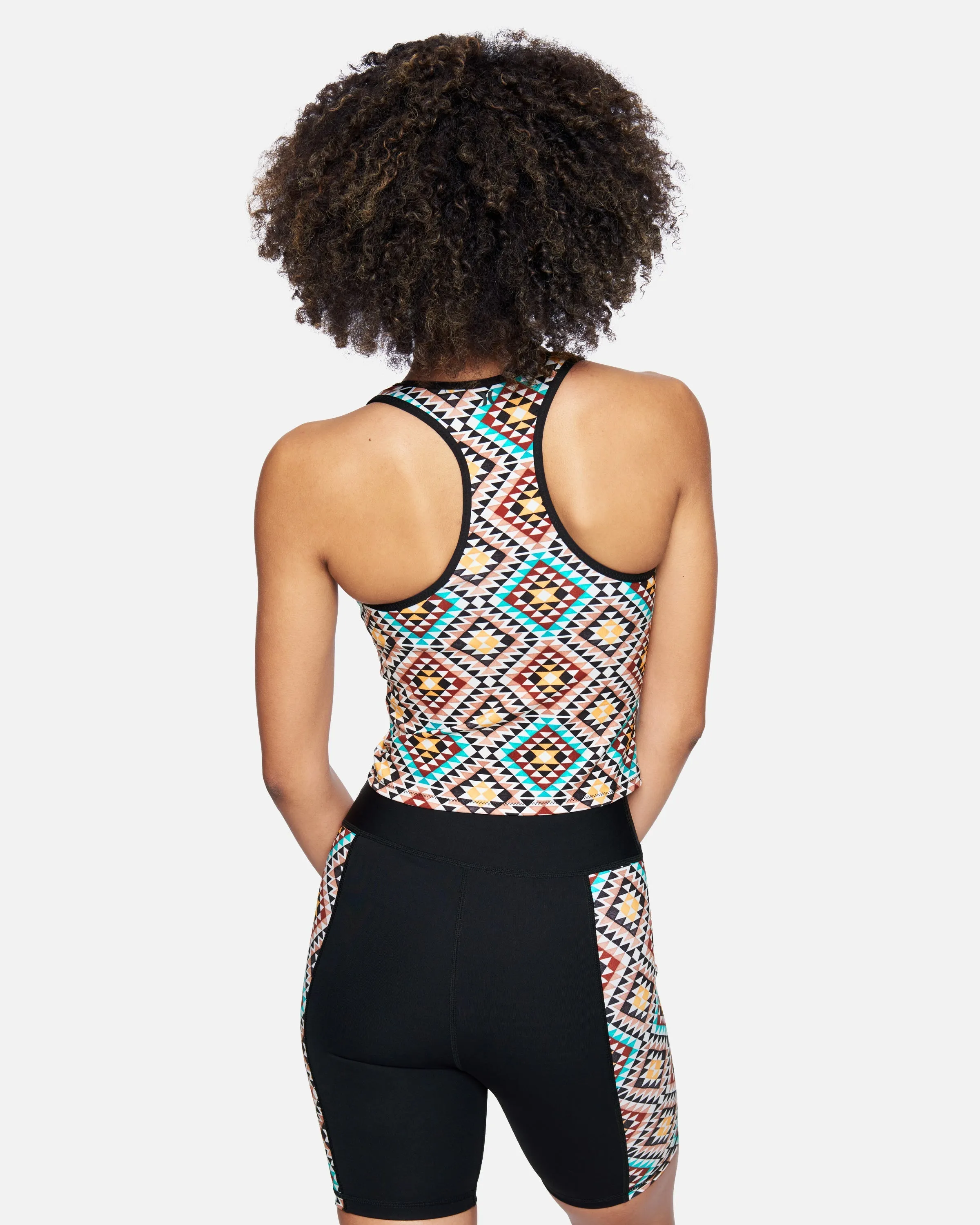 Hurley x Black Girls Surf Max Mosaic Geo Tankini