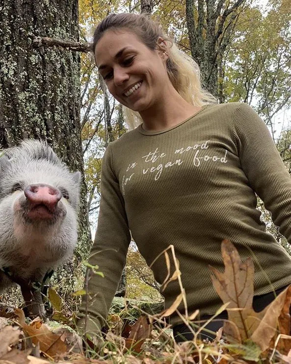 In The Mood For Vegan Food - Long Sleeve Thermal Shirt