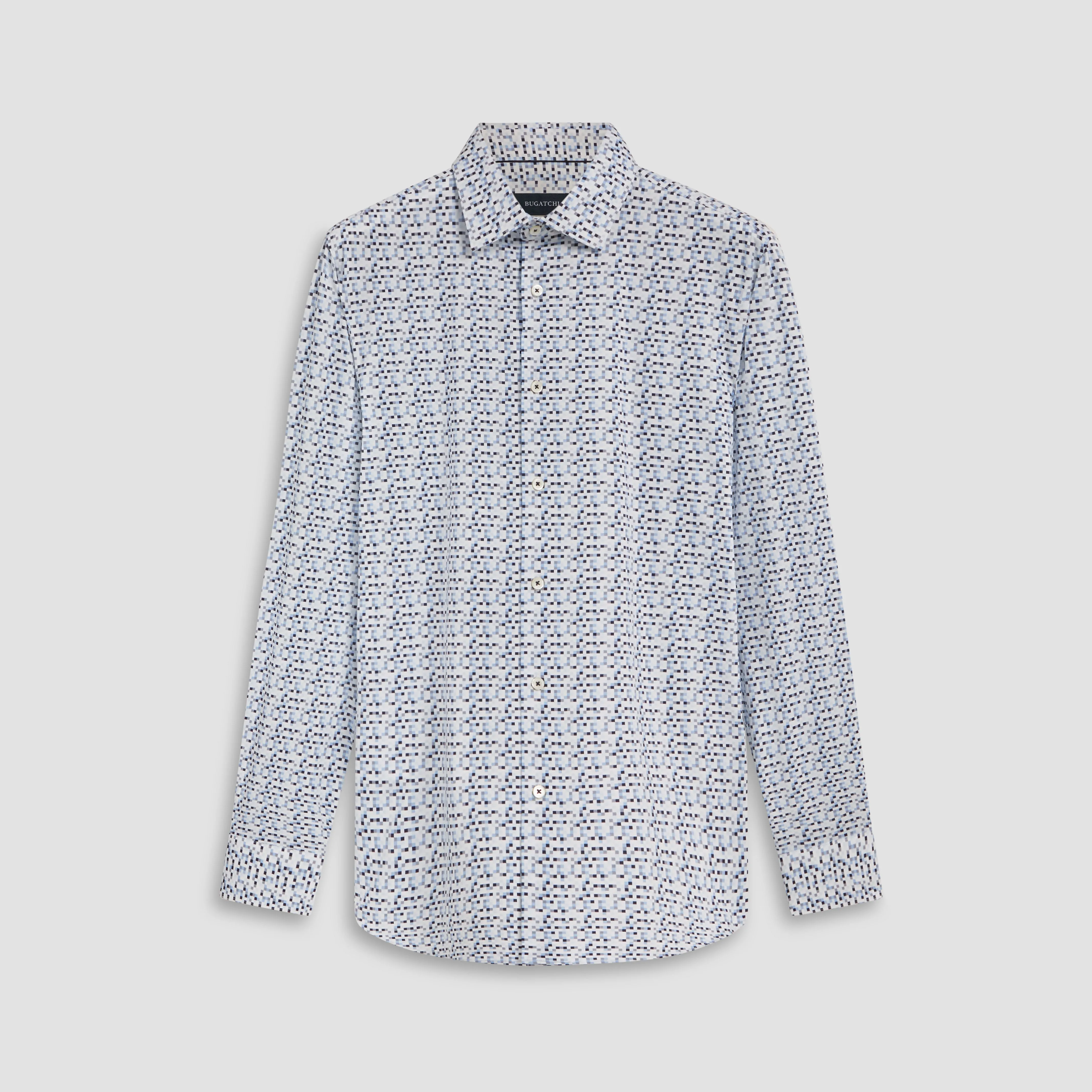 James Pixel Print OoohCotton Shirt