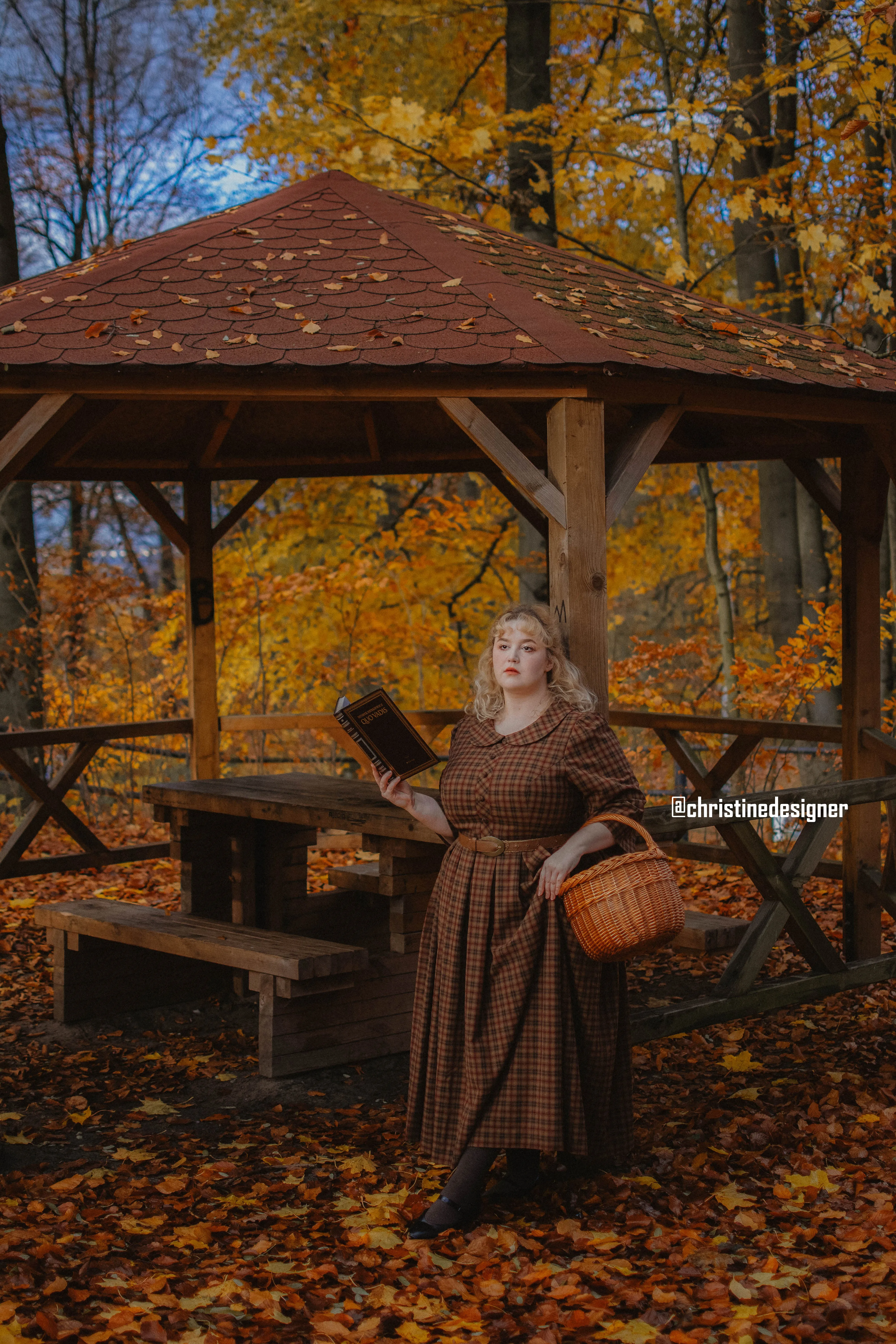 Kennedy Dress in FALL tartan