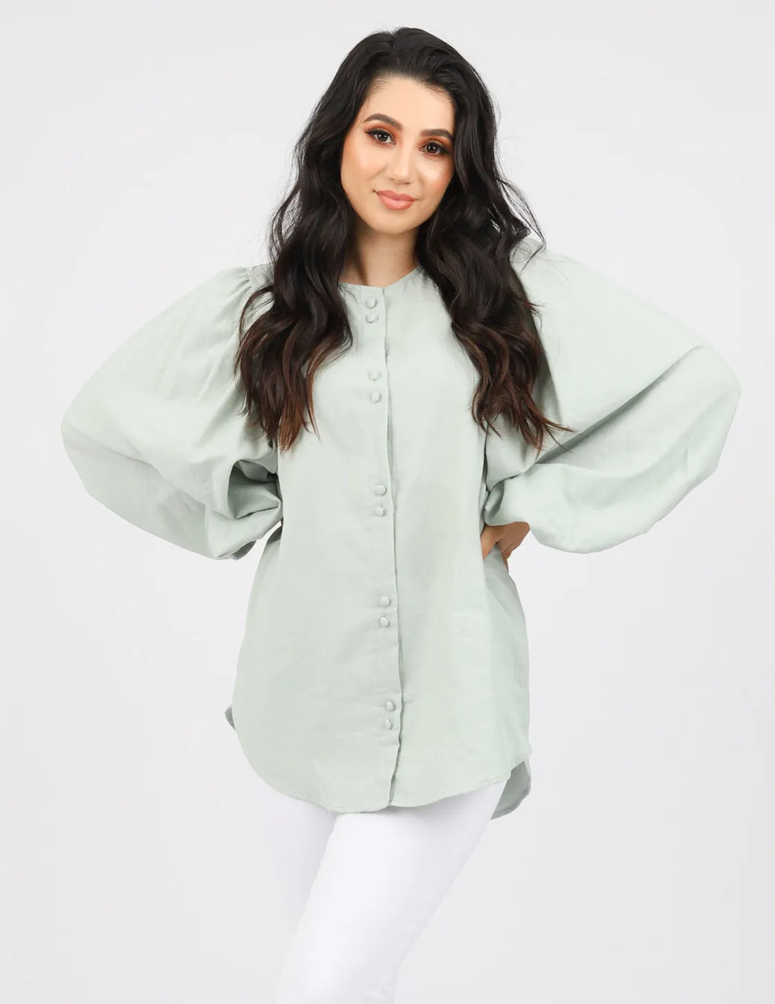 Lantern Bell Short Blouse