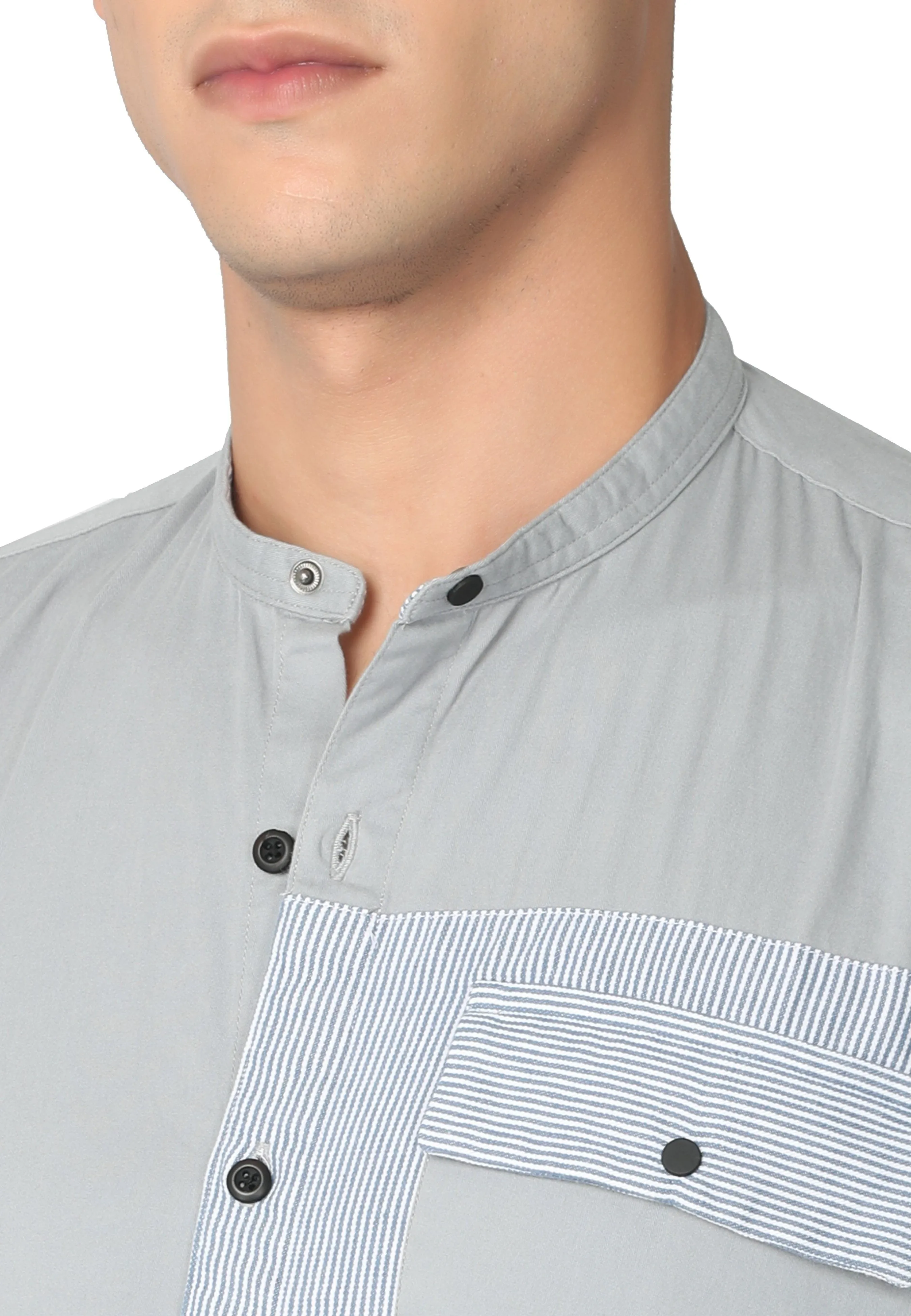 Light Grey Casual Shirt