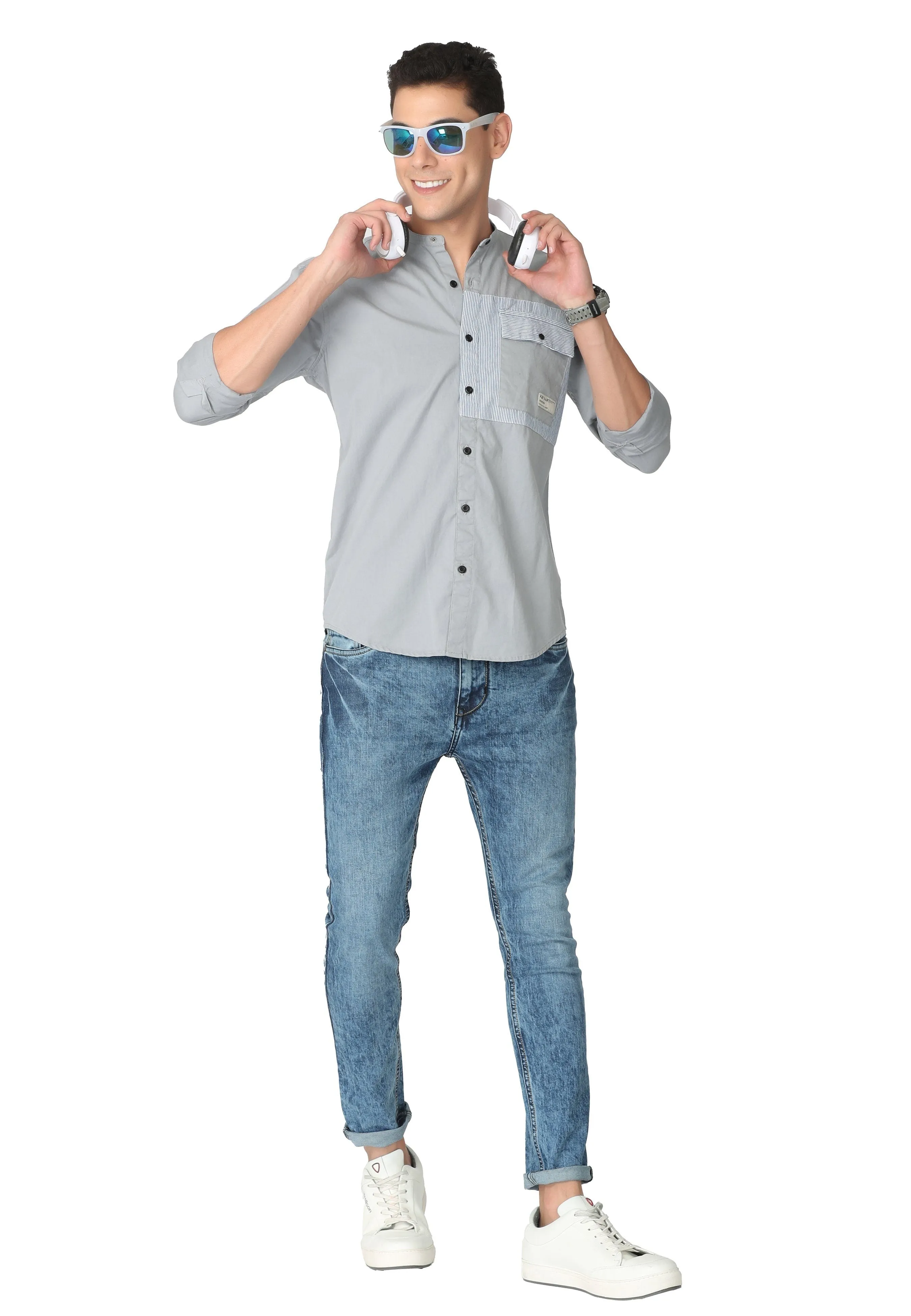 Light Grey Casual Shirt