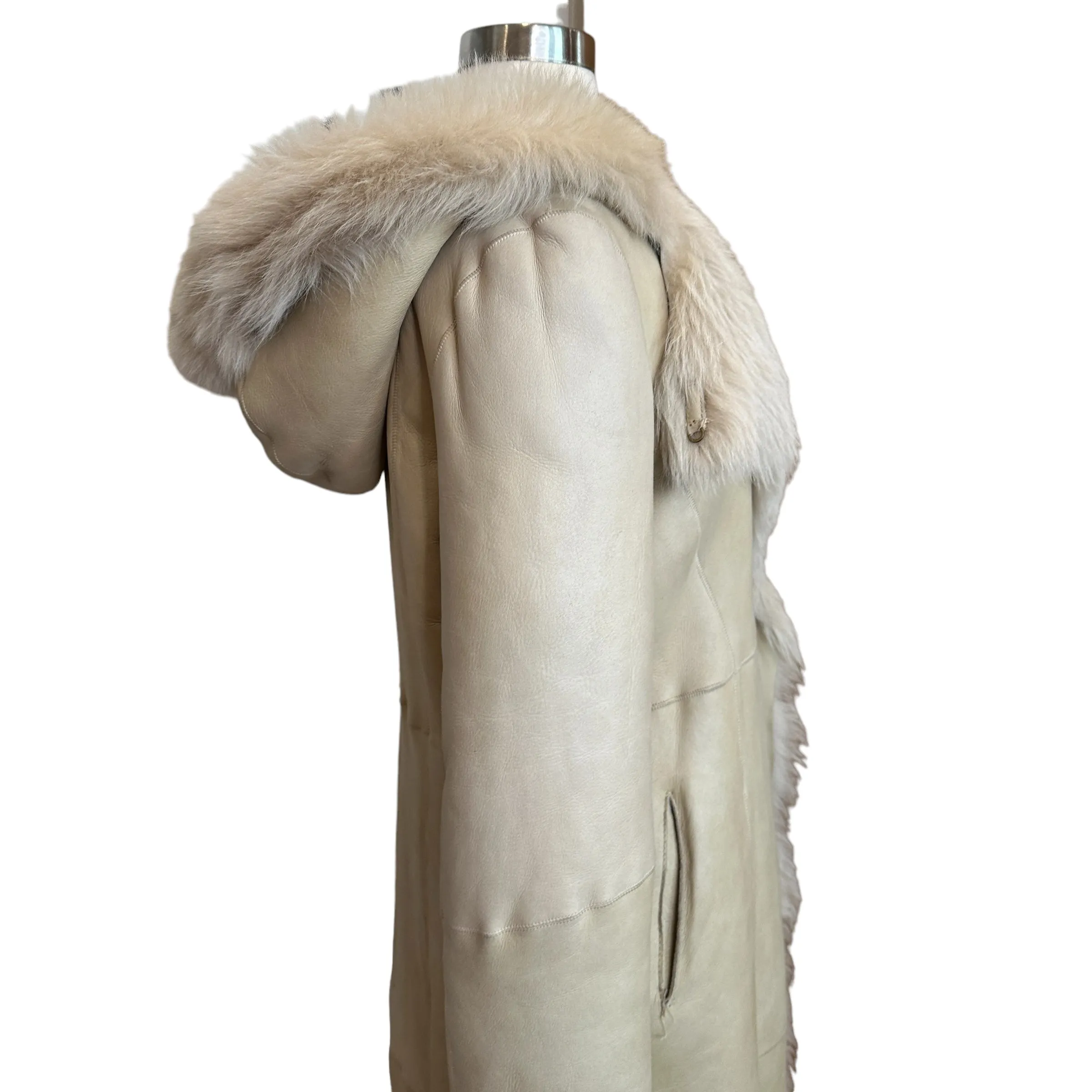 Long Fur Coat - M