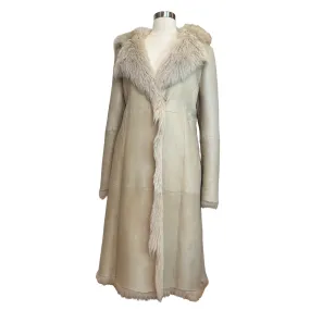 Long Fur Coat - M