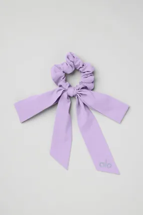 Love Knots Tie Scrunchie - Violet Skies