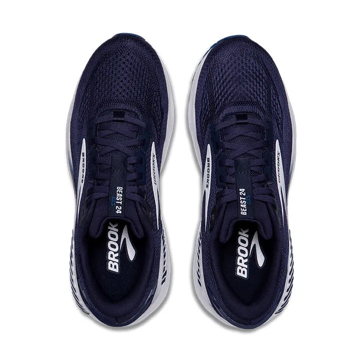 MEN'S BROOKS BEAST GTS 24 EXTRA WIDE 1104254E452 COLOR: PEACOAT/TRUE NAVY/WHITE