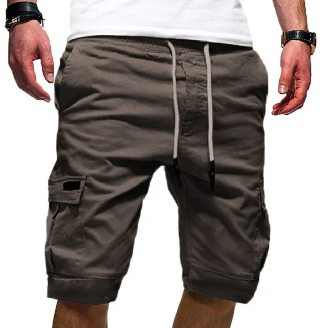 Men's Shorts Cargo Shorts Summer Bermudas Male Flap Pockets Jogger Shorts Casual Working Army Tactical Soft Comfort