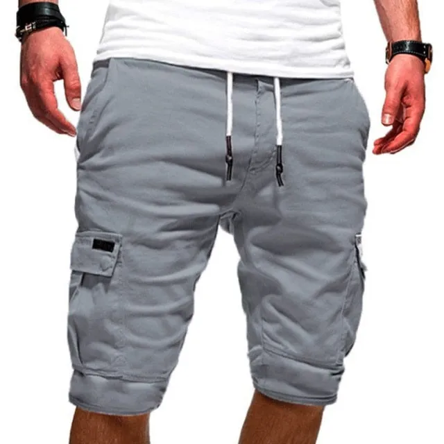 Men's Shorts Cargo Shorts Summer Bermudas Male Flap Pockets Jogger Shorts Casual Working Army Tactical Soft Comfort