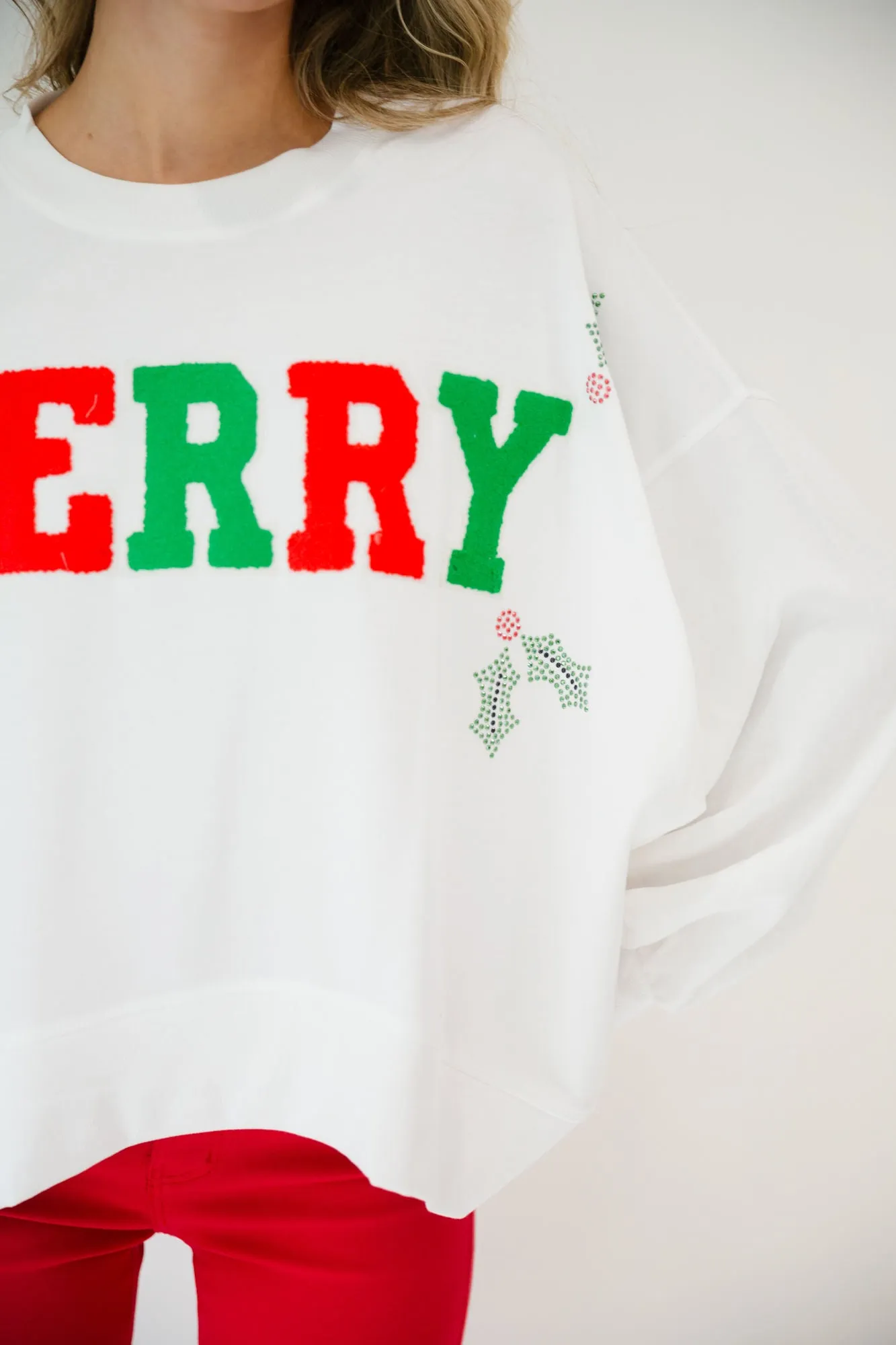 MERRY MISTLETOE PULLOVER