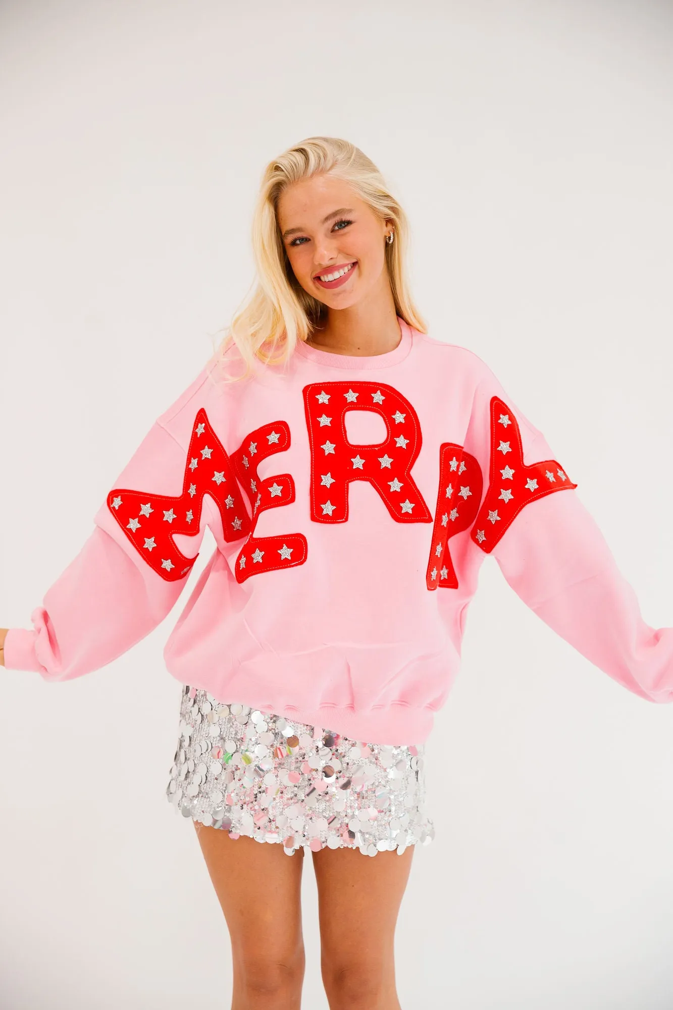 MERRY STAR PINK PULLOVER