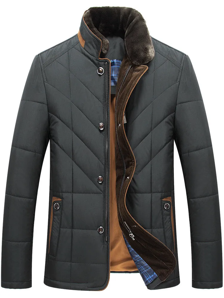 Middle-aged Padded Jacket Father Winter Clothes